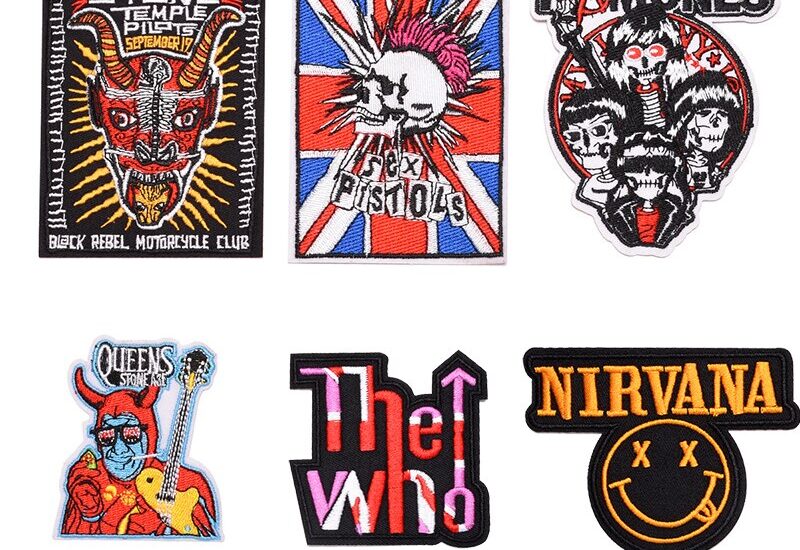 Rock Heavy Metal Band Patch For Clothes Diy punk Embroidered Sewing Iron On Patches Applique Thermal