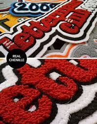 difference between Chenille and Regular Embroidery
