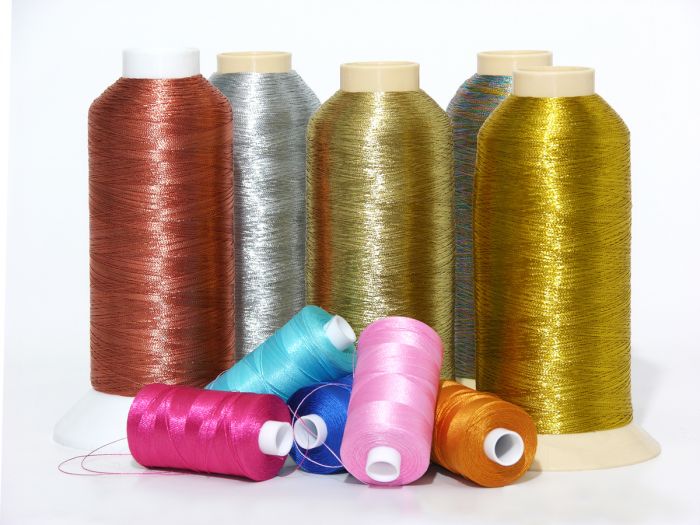 KINDS OF MACHINE EMBRIODERY THREADS