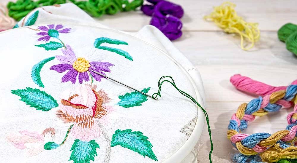 embroidery flowers sewing accessories canvas hoop hand embroidery supplies ss featured
