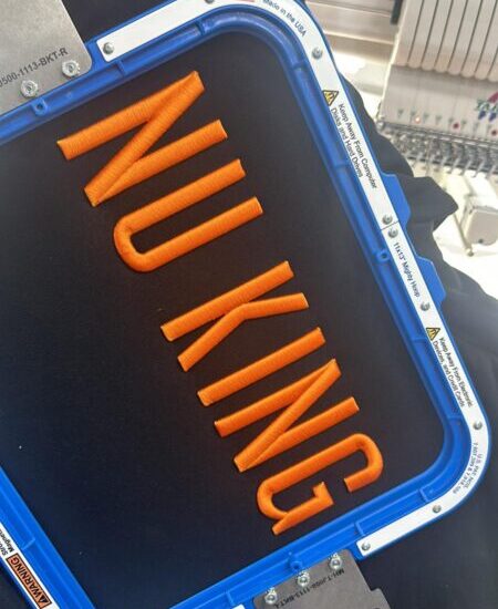 3d puff embroidery design