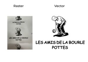 Vector design Les Amis