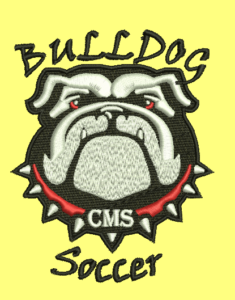 bulldog embroidery design