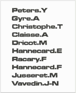 surenames in embroidery