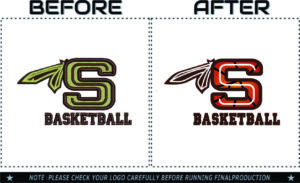 vector design BASKETBALL LOGO ready