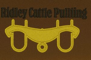 Ridley cattle pulling embroidery design ready 1 Ridley cattle pulling embroidery design