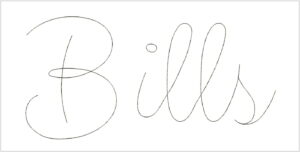 Embroidery design Bills-jb