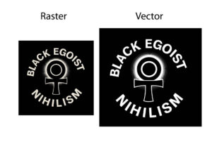 Vectorization Black Egoist 
