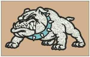 Embroidery designs B puff-Bulldogs-Dawgs-Bulldogs wording ready 4 Bulldog embridery design