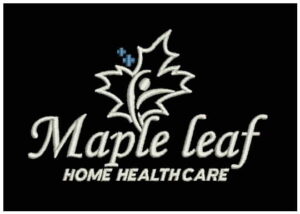 Embroidery design Maple leaf home