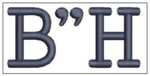 Embroidery design bh logo ready 3 Embroidery design bh