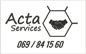 Embroidery design Acta back and pocket