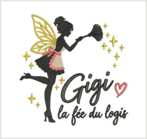 Embroidery design Gigi